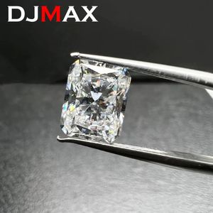 2023 DJMAX 0215CT Radiant Cut Loose Stones Certified Diamonds Diamonds D Color VVS1 do biżuterii 231221