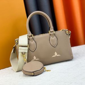 M46653 Damen Shopper-Tasche, Herrenhandtasche und Luxus-Umhängetaschen aus echtem Leder, Clutch Tote Shoulder, Designer-geprägte Taschen