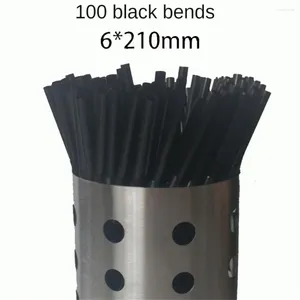 Disposable Cups Straws Can Be Reused Environmentally Friendly Durable Wedding Bar Party Accessories Fashionable 100 Pieces/pack Straw