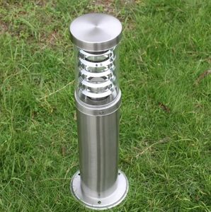 Lampor utomhusstång Rod Bollard Light Column Post Lamp LED Modern rostfritt stål Vattentäta utomhusgräsmattor AC 85265V