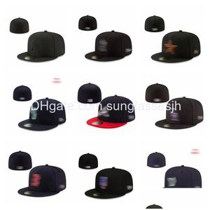 Ball Caps Est Fitted Hats Hat Adjustable Baskball All Team Logo Man Woman Outdoor Sports Embroidery Cotton Flat Closed Beanies Flex Dh63T