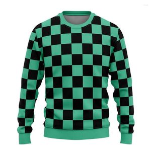 Męskie swetry Diabel Killer Bluza Świąteczna Sweter Prezent Święty Mikołaj Claus Pullover 3D i 2023 Autumn/Winter Tweater Y2K