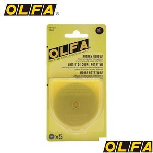 Conjuntos profissionais de ferramentas da mão OLFA RB60-5 REFILLE DE LABA ROTAR DE 60MM ML BLADES DE SUBLICIÇÃO DE REPENDIMENTO DE DROP DROP DROP AUTOMOBILES MOTORCYCLES FERRAMENTES DHD72