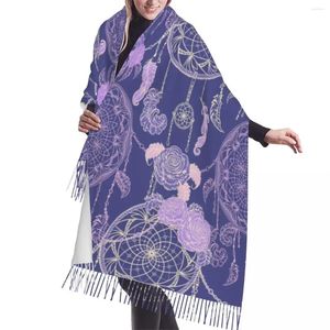 Men's Tank Tops Winter Tassel Scarf Dream Catcher Roses Leaves Feathers Women Cashmere Scarves Neck Head Warm Pashmina Lady Shawl Wrap