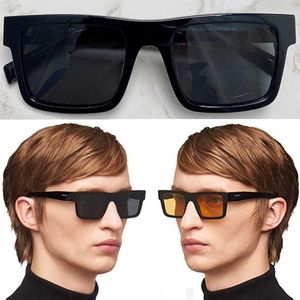 Sunglasses Mens P Home PR 19WS Designer Party Glasses Men Stage Style Top High Quality Fashion Concave-convex Three-dimen329g