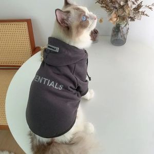 手紙パーカーペットドッグ服ファッション服犬超小さなかわいいチワワプリントコットン秋冬ゲイリーボーイマスコタ231221