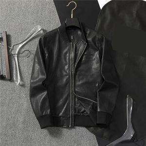 2024men's Jacke Kurzjacke berühmte Designerjacke Schwarze Windschutz Leder Jacke Punk Reißverschluss Strickjacke Herrenjacke Herrenjacke