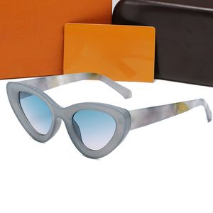 Frauen Sonnenbrillen Designer für Frauen Sonnenbrille neue Brillenmarke Fahrt Schatten weibliche Cateye Brille Vintage Travel Suns Gläsern UV400 Gafa 230y04 mit Box
