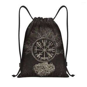 Sacos de compras vegvisir e árvore da vida yggdrasil cordial