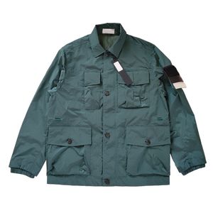 Jaquetas masculinas jaqueta militar nylon metal watro jaquetas de campo externo multi bolsos tops topstoney casual casual casacats casacos uniformity jaqueta