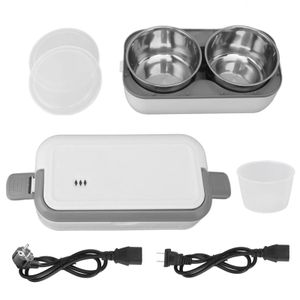 Portable Electric Lunch Box Stainless Steel Liner Heated Bento Box Food Warmer Container for Home Dorm Travel Outdoor 0.5L 231221