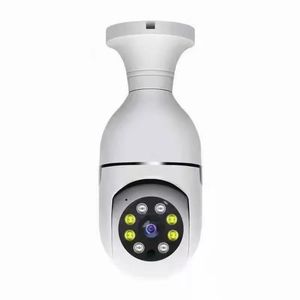 전구 360 ° E27 LED 전구 전체 HD 1080P 무선 주택 보안 WiFi CCTV IP 카메라 두 방향 오디오 파노라마 야간 비전