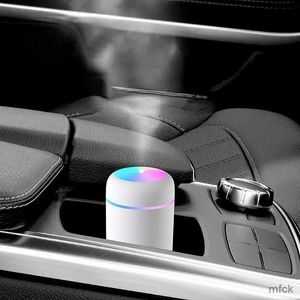 Umidificadores 300 ml umidificador de ar portátil Ultrassonic colorido colorido h2o aroma difusor nebl fria para o quarto de carro Purificador Humificador