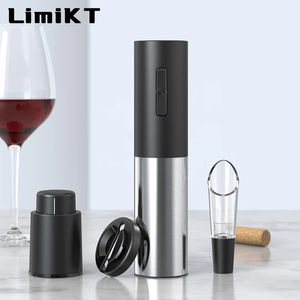 Limikt Wine Red Electric Bottle Opener Typec充電式シンプルでEasetouse 231221