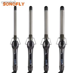 Керлеры для волос выпрямители Sonofly Professional Hair Curler Ceramics Curling Iron Faster Syster Tube 170-230 Wand Waver Fashion Styling Tools VG-060L231222