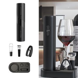 Electric Wine Bottle Openers Set Battery Operated Cordless Automatic Corkscrew Opener Puller with Foil Cutter Y5GB 231221