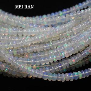 Partihandel Top Ethiopian Opal Rondelle Gem Stone Lose Pärlor för smycken som gör DIY Design Trending Products 231221