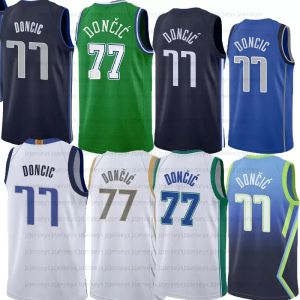 Bambini Luka Doncic Dirk Nowitzki Josh Green Mens Dallass Basketball Jerseychristian Wood Tim Hardaway Jr. Reggie Bullock Kyrie Irving Javale McGee Maxi Kleber Maglie