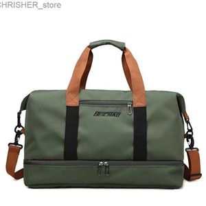 Bolsas ao ar livre Bolsa de bagagem de viagem Oxford Duffel Bolsa Boston Bolsa Bolsa Multifuncional Seco Sports Sports Gym Bag Menl2312222