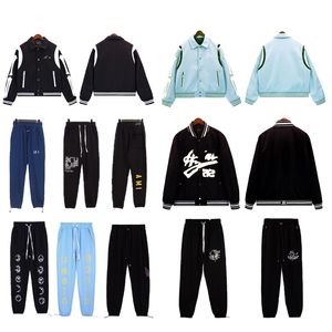 Tonåringar byxor Baseball Uniform Sports Högkvalitativ designer Pants Men Parker Sports Dräkt Löst andningsfri frakt Baseball Designkläder Hoodie