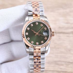 31mm kvinnors klockor Designer Dimond Watches Fluted Bezel Watch Luxury Automatic Date Just Watches Mechanical Master Mens Watches Calender DateJustity Clock Rl6