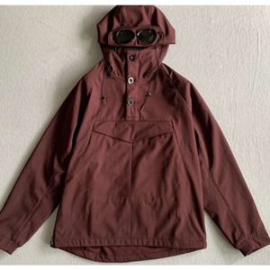 CP Men Shell Pellover Goggle куртка - повседневная осень/зима плюс бархатный пальто для мужчин, стильная и теплая верхняя одежда
