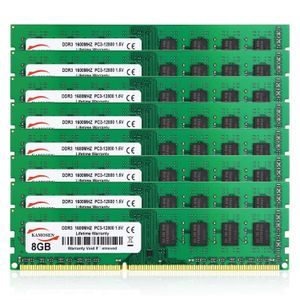 Kamosen DDR3 RAM 8 GB 1333 MHz 1600 MHz Marka niskie napięcie 1,5 V PC3-12800U Pamięć pulpitu Dimm 240-pin Non-ECC 231221