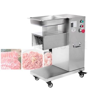 Electric Cut Fresh Meat Slicer Grinders Mincer Beef Cube Dicing Machine