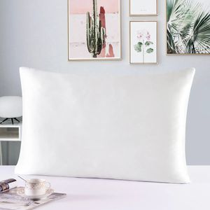 100% Nature Mulberry Silk Pillowcase Zipper Pillowcases Pillow Case For Healthy Standard Queen King Multicolor 231221