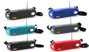 TG613 Bluetooth Kablosuz Hoparlörler Taşınabilir Hoparlör Eller Çağrı Profil Stereo Bass 1200mAh Pil Desteği TF USB Kart Auxa8444111