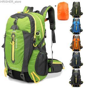 Outdoor Bags 40L Outdoor Bags Water Resistant Travel Backpack Camp Hike Laptop Daypack Trekking Climb Back Bags For Men WomenL231222