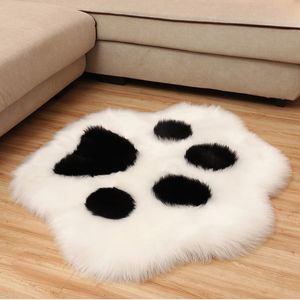 Wool-like Hand-Shaped Brush Carpet Office Living Room Desk Children's Room Carpet Plush Carpet Rugs for Bedroom Cute Rug 231222