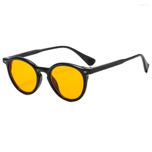 Sunglasses 2024 Literary Retro Glasses Round Japanese And Korean Fashion Rice Nail European American