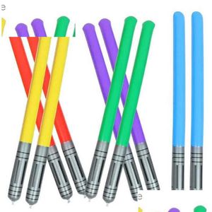 Geräuschhersteller aufblasbares Schwert leichte Kinder Party Spielzeugballons für Schwerter Donner Sporting Noisemakers Sticks Sabres zufällig Colorl23110 Dhrif