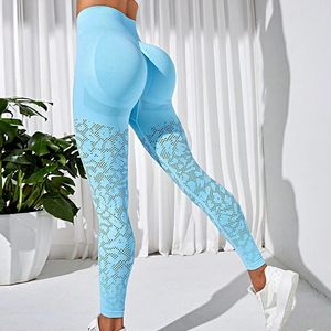 Donne leggings senza soluzione di continuità galline signore ad alta vita Colore Soild Push Up Fitness Yoga Pants per Sport 231221