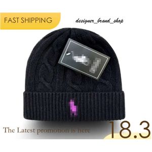 Polo Ralph 2023 Nowy luksusowy projektant Polo Beanie Unisex Autumn Winter Vailies Krai mężczyźni Kobiet Kobiety Klasyczne sportowe czapka czapka Ralph 230