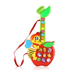 Kids gitar elektronik müzik aleti çocuk oyuncak çok işlevli karton hayvan parkı eğitim bebek komik oyuncaklar f 231221