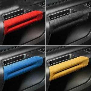 Aufkleber Alcantara Car Decoration Accessoire Innen -Türgriffe Deckungsverkleidung Aufkleber Styling für Ford Mustang 2015 2016 2017 2018 2019 2020