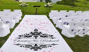 Matrimonio personalizzato Decalli da parete personalizzata Carenate Chiesa decorazione per pavimenti per pavimenti adesivi da parete Poster decorazione per feste di matrimonio 737 2103087037105