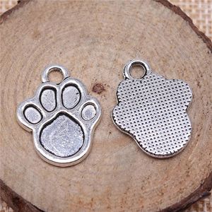 Charms 20pcs 22x17mm Pendant Dog For Jewelry Making Antique Silver Plated Charm Pendants