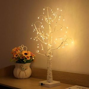 Nocne światła LED Fairy Light Birch Lampa Święta oświetlenie Dekor impreza domowa ślub Dekoracja wewnętrzna prezent świąteczny 312L