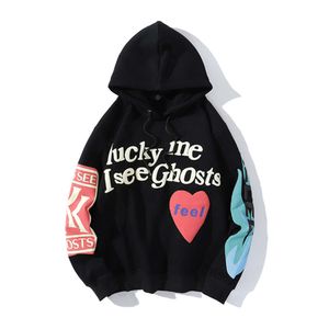 Unisex graffiti brev tryck tröja haruku fleece hoodie hiphop främling saker huva mäns kläder estetiska hoody