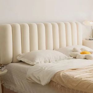 Super Soft Bed headboard dammtät täcker hushåll förtjockad avtagbar tvättbar sänghuvudbräda