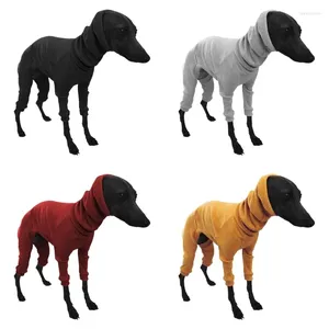 Dog Apparel Color Solid Pullover Sweatshirt para cães pequenos a grandes no inverno à prova de vento ao ar livre