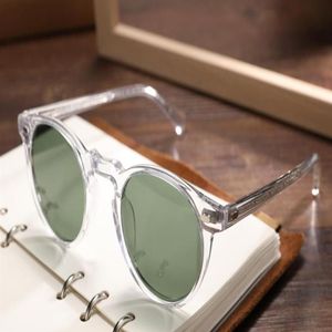 Neu angekommener Top -Qualität OV5186 Sonnenbrille 45 mm 47 mm Rahmen Vintage Frauen Frauen OV 5186 Polarisiertes Objektiv mit vollem Paket276s