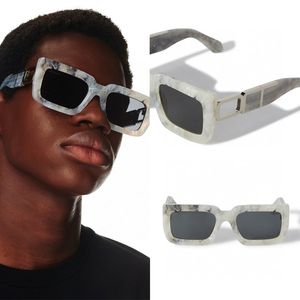 Quadratische Sonnenbrille Square Acetat Rahmen Tempelbeine mit Metall Buchstabe Logo Buchstabe Verknüpfung Tempelbeine coole Männer und Frauen Glasrai Sola Oeri073