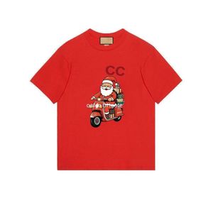 Erkekler Plus Tasarımcı Erkek Tişört Polos Noel Sınırlı Koleksiyon Baskılı Kısa Kollu Tişört Özelleştirilmiş Basılı Erkek ve Kadın T-Shirt