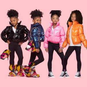 Płaszcz 6 kolorów dzieci projektanta chłopięce dziewczyny w dół płaszcza moda Zima Dzieci Wadded Kurtki Baby Boys Girl