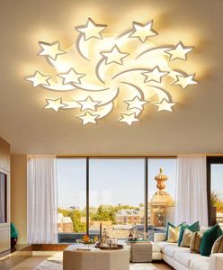 Lights Modern LED Ceiling Light Acrylic Chandelier Lighting Star Indoor Lamp for Living Room Bedroom kitchen Children Foyer