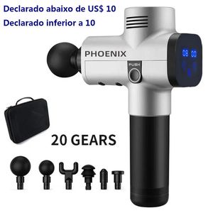 Phoenix Massage Muscle Massager Relaxamento de tecido profundo terapia dinâmica Moldura de vibração da dor Alívio traseiro 231221